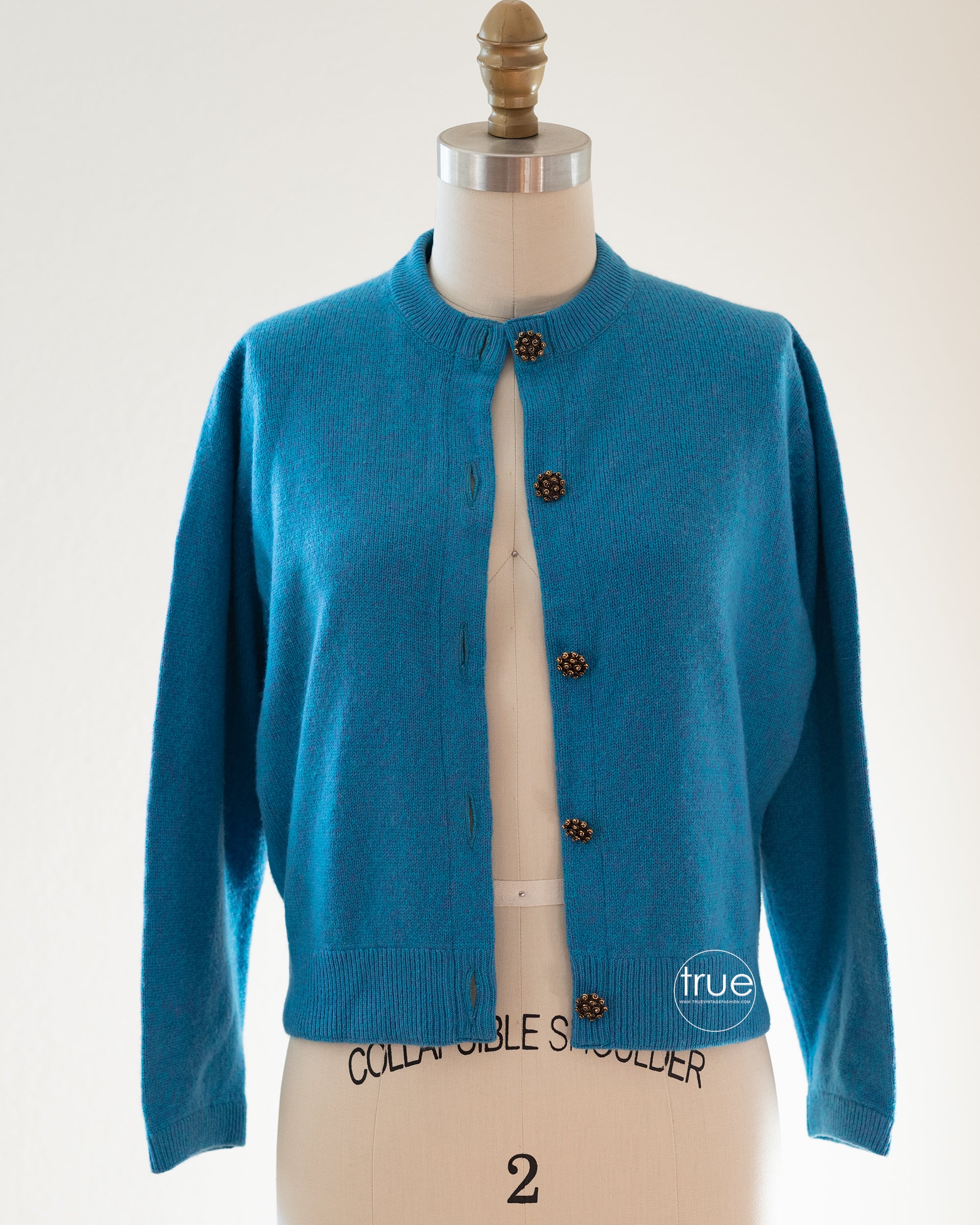 vintage 1950's sweatergorgeous BALLANTYNE cashmere cardigan w