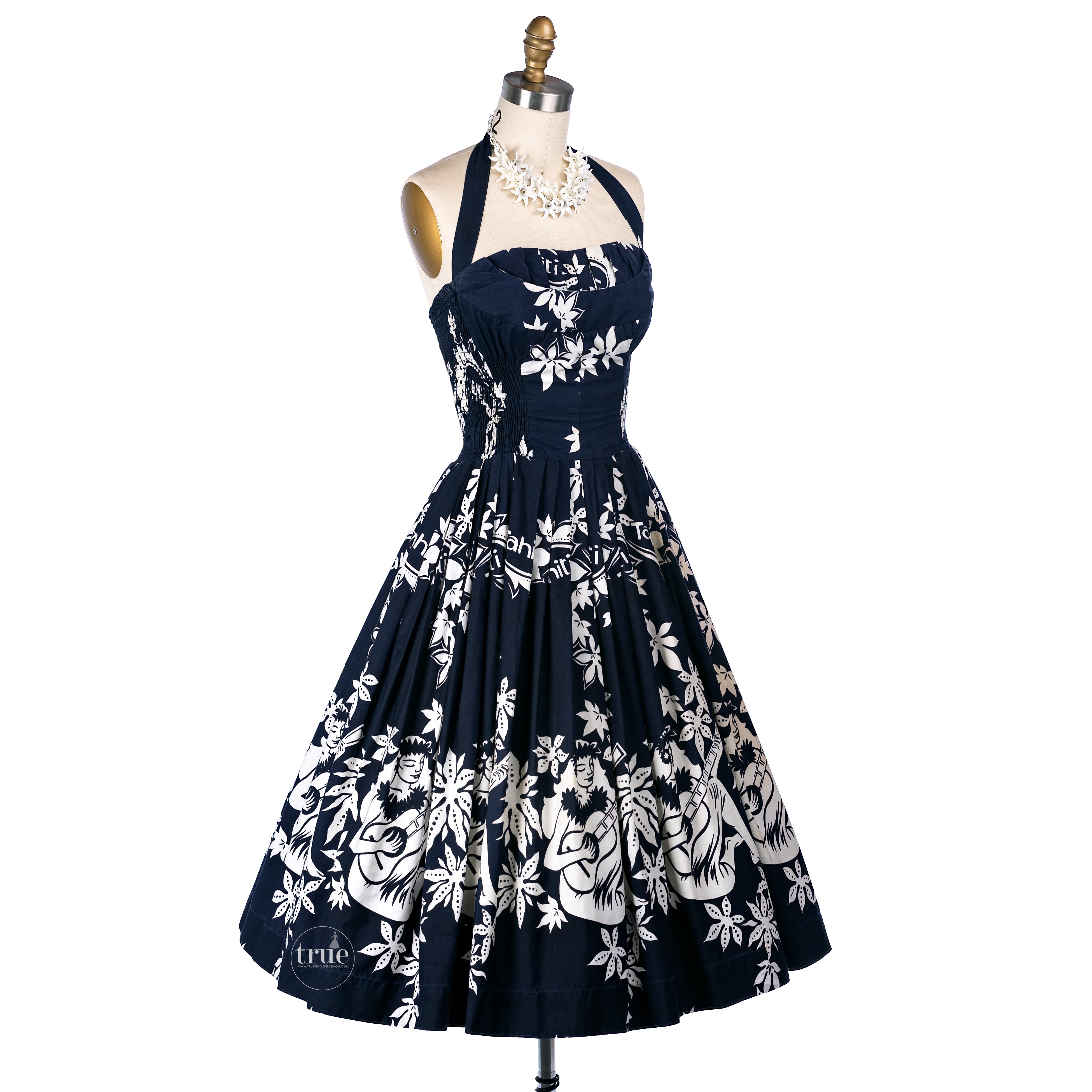 1950's very rare Alfred Shaheen Tahitian Girl Dress – Traven7's True ...